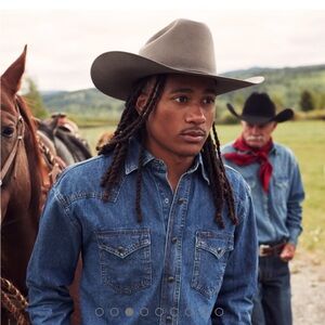 Stetson Shasta 10 X cowboy hat in charcoal